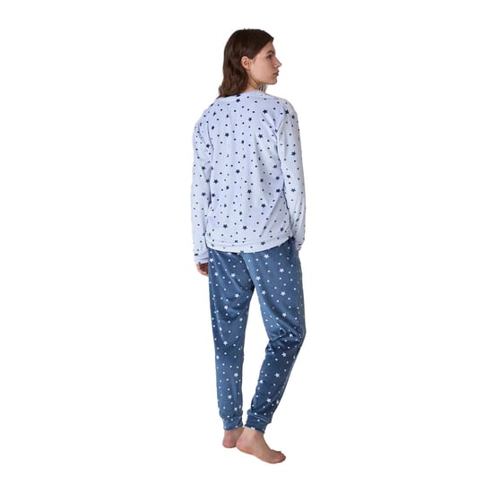 JJB4 Dampyjamas i sammet med lång ärm - Image 3