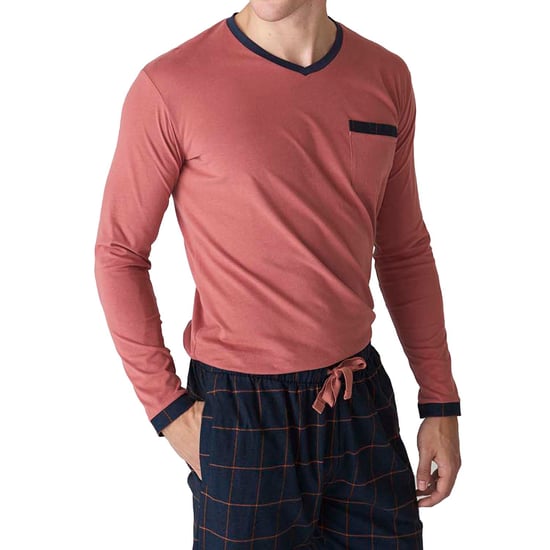 JJB18 Herren-Schlafanzug mit langen Ärmeln aus Baumwolle - Image 2