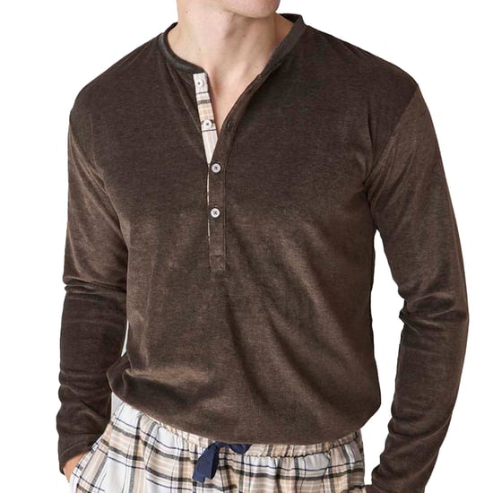 JJBFP5202 Herrpyjamas med lång ärm i sammet - Image 2