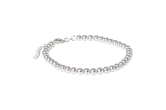 Sterling Silver Polished Bead Bracelet - Image 1