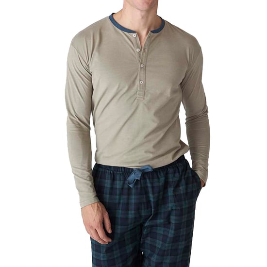 JJBFP5602 Men's Long-Sleeved Cotton Pajamas - Image 2