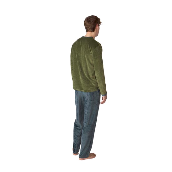 JJBFP801 Langärmliger Samtpyjama für Herren - Image 3