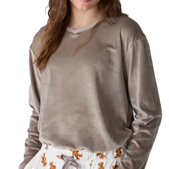 JJB4 Women's Long-Sleeved Velvet Pajamas - Image 2