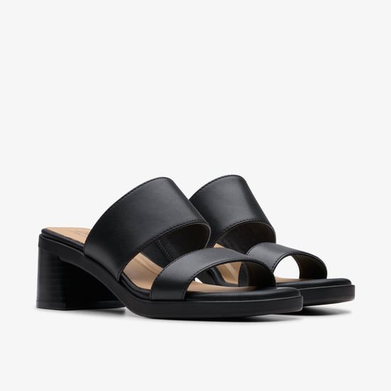 Jaylan Dusk Black Leather Sandals - Image 5