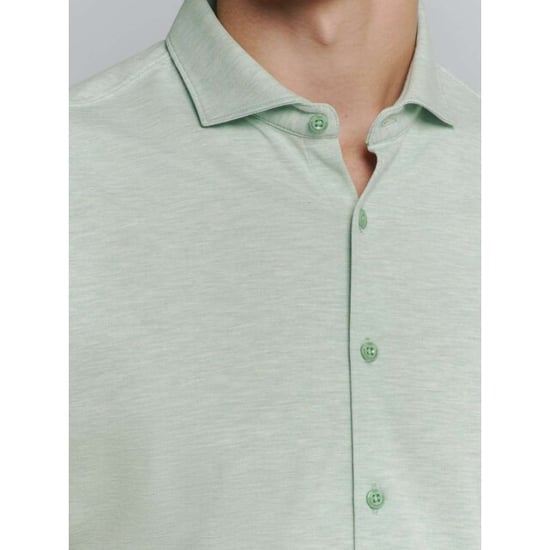 No Excess Shirt short sleeve jersey melange s mint - Image 3