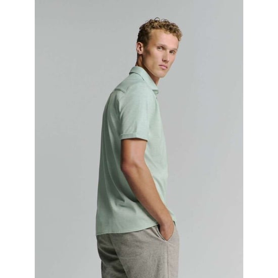 No Excess Shirt short sleeve jersey melange s mint - Image 4