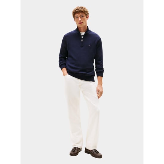 Tommy Hilfiger Half zip essential cotton zip mock mw0mw37331/dw5 - Image 2