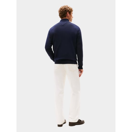 Tommy Hilfiger Half zip essential cotton zip mock mw0mw37331/dw5 - Image 3
