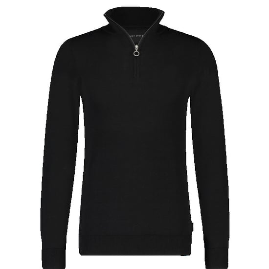 Saint Steve Cas 19480 black half zip trui - Image 3