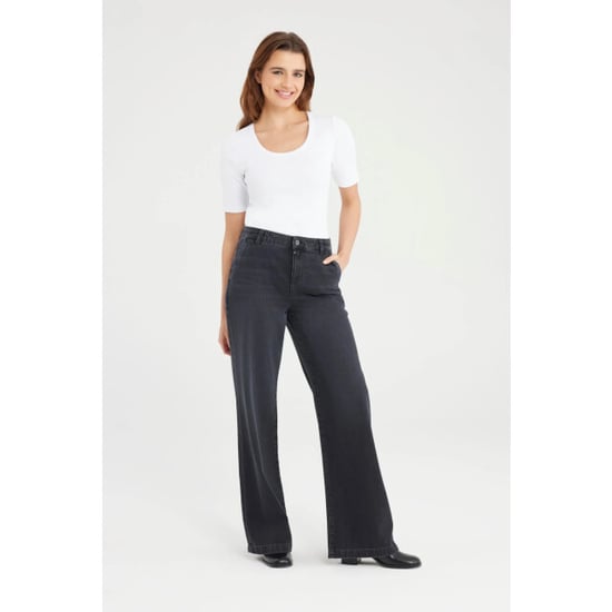 Cup of Joe Maxine wide leg jeans black vt - Image 3