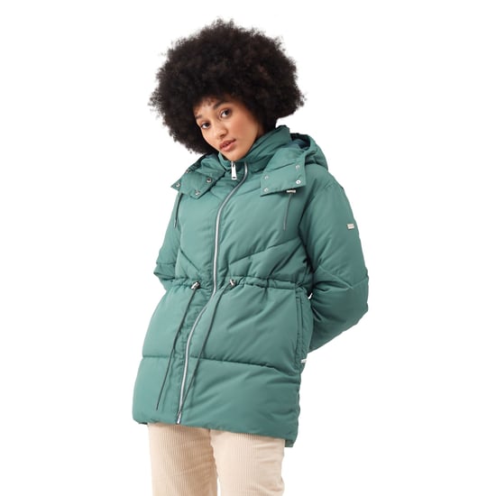 Regatta Womens/Ladies Rurie Baffled Padded Jacket (Dark Forest Green) - Image 3