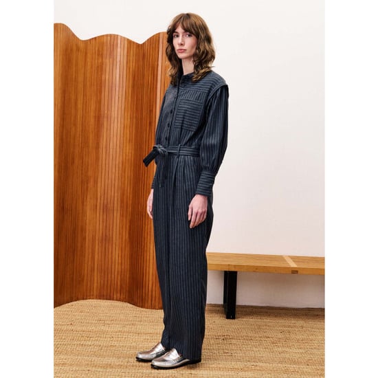 FRNCH Vigan jumpsuit gestreept schouderdetails en strikceintuur - Image 3