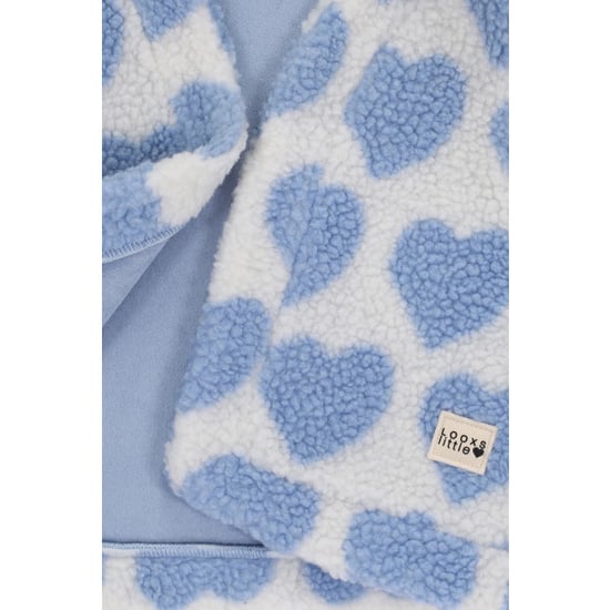 Looxs Revolution Teddy gilet offwhite hartjes voor meisjes in de kleur - Image 6