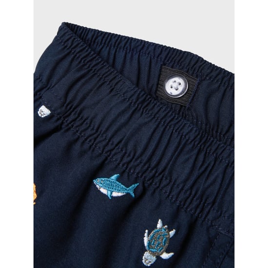 Name It Jongens zwemshorts nmmzoo zeedieren print donkerblauw - Image 2