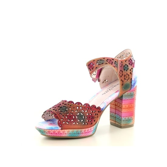 Laura Vita Nacio 325 rouge dames sandalen gekleed - Image 2