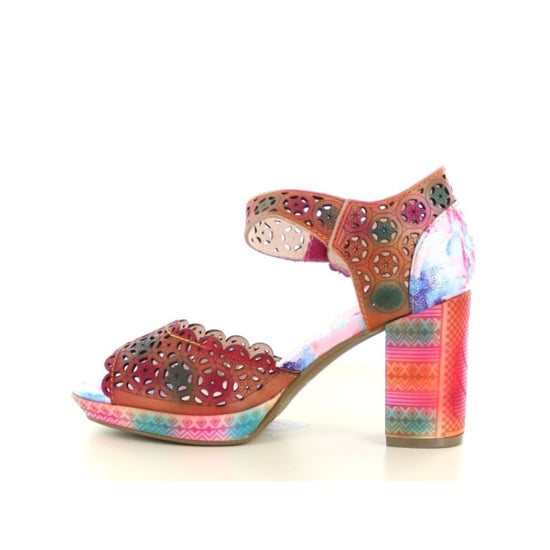 Laura Vita Nacio 325 rouge dames sandalen gekleed - Image 4