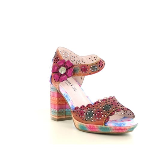 Laura Vita Nacio 325 rouge dames sandalen gekleed - Image 6