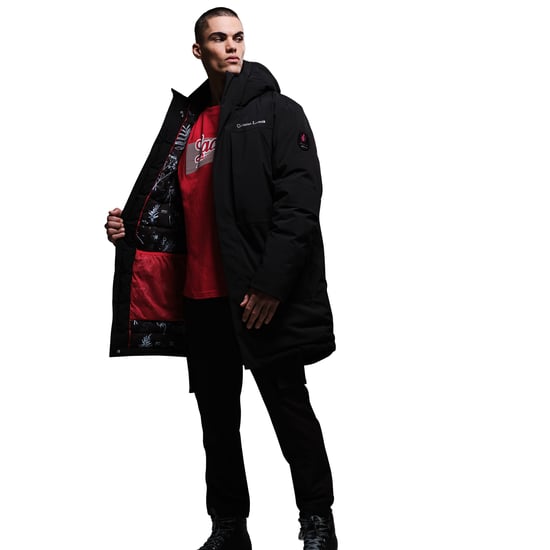 Regatta Mens Christian Lacroix Padded Long Waterproof Jacket (Black) - Image 3