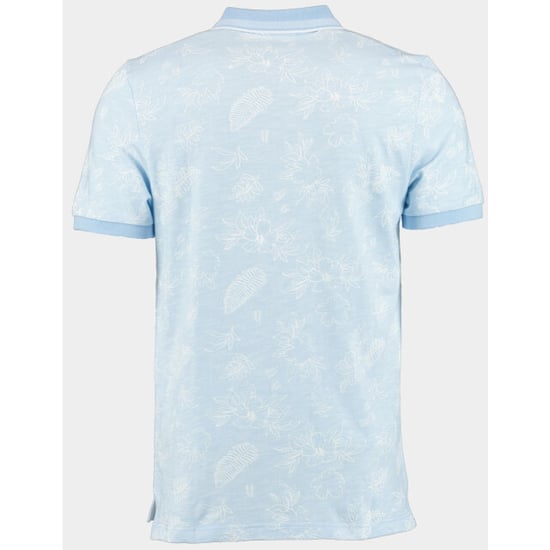 Bos Bright Blue Polo korte mouw ken polo oxford aop 24108ke09bo/210 light blue - Image 2
