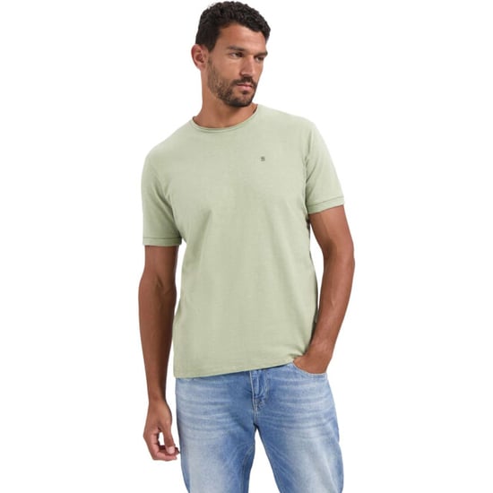 No Excess T-shirt crewneck slub light moss - Image 1