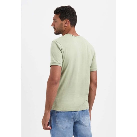 No Excess T-shirt crewneck slub light moss - Image 4
