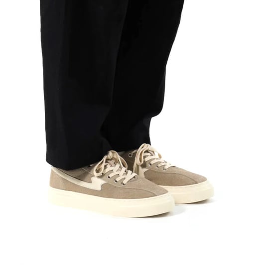 Stepney workers club S.w.c dellow s-strike cup suede taupe lage sneakers unisex - Image 3