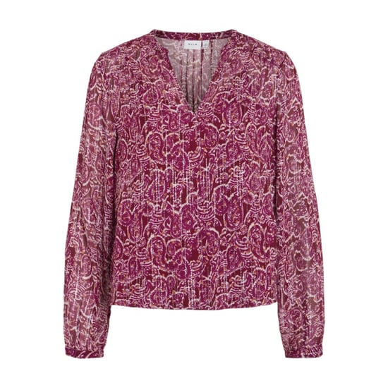 Vila Viganza rio v-neck ls top dessin - Image 1
