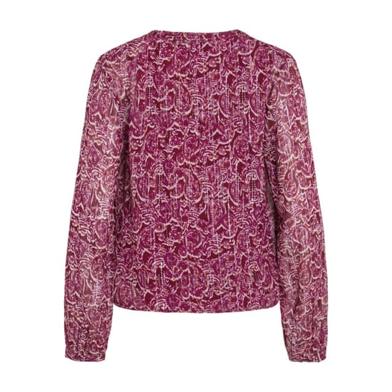 Vila Viganza rio v-neck ls top dessin - Image 2