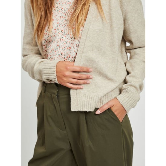 Vila Viril short ls knit carcigan-noos zand - Image 3