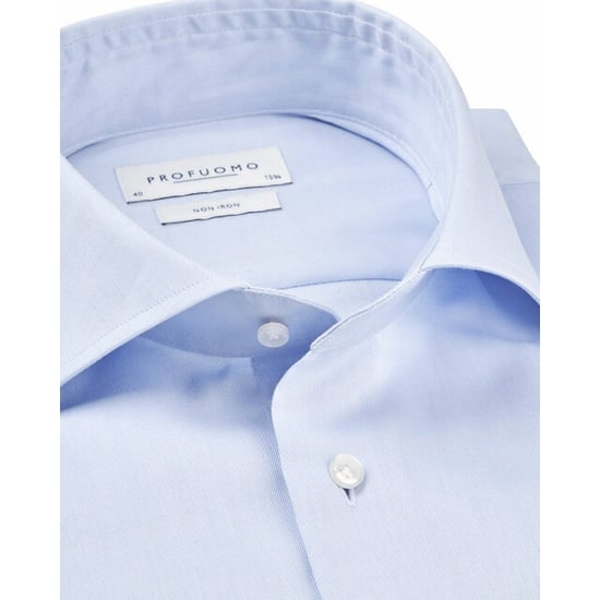 Profuomo Slim fit overhemd extra met lange mouwen - Image 4