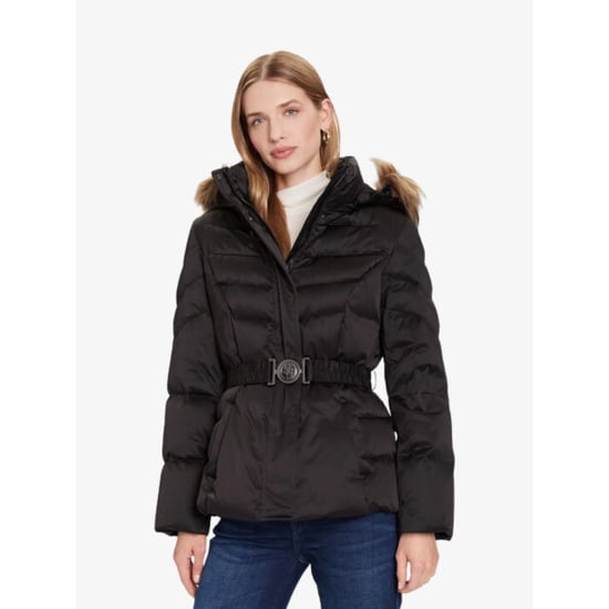 Guess Dames winterjas marina short real down zwart - Image 1