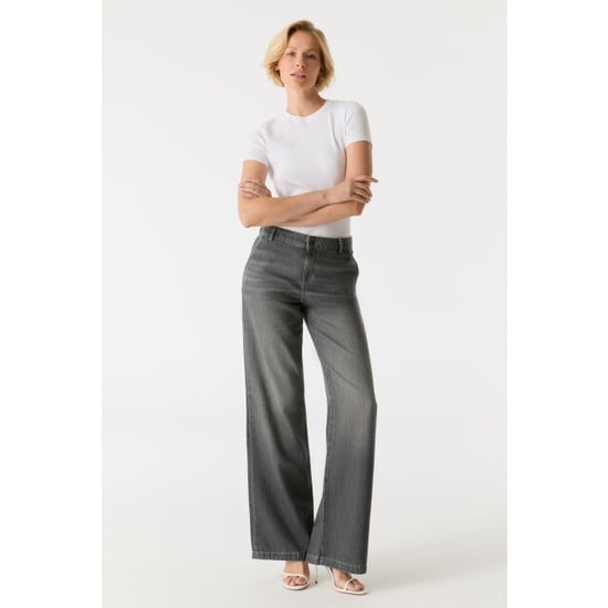 Cup of Joe Wide leg chino smoke grey - Image 3