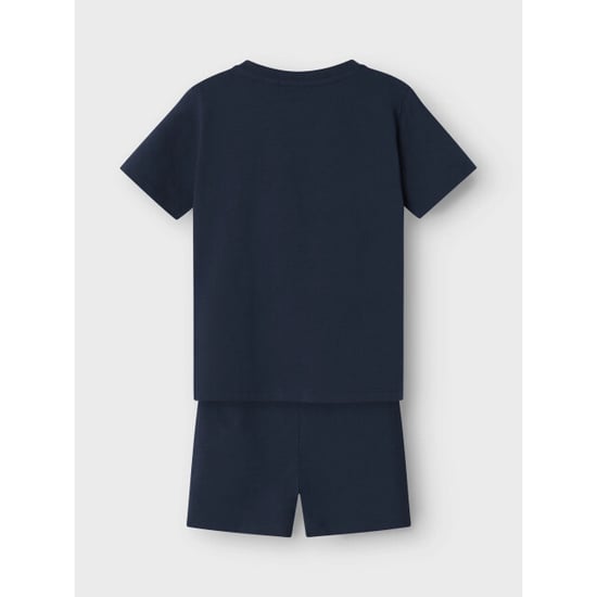 Name It Jongens korte pyjama set shortama nmmarush stitch donker - Image 2