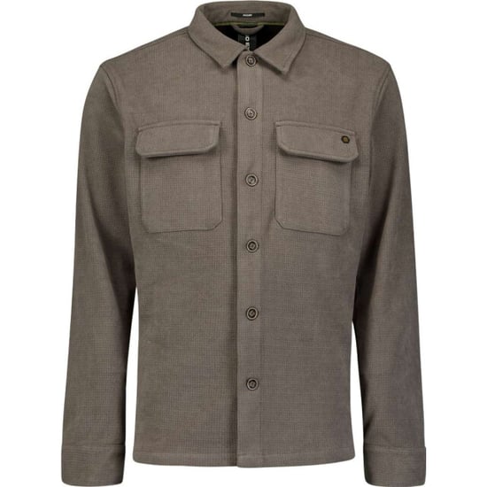 No Excess Overshirt button relief sweat dark clay - Image 5