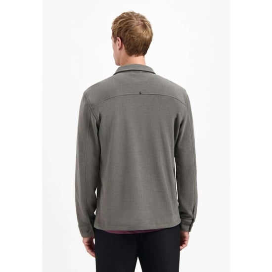 No Excess Overshirt button relief sweat dark clay - Image 6