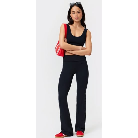 Stronger Soft fold over flared leggings l918-99999 - Image 4
