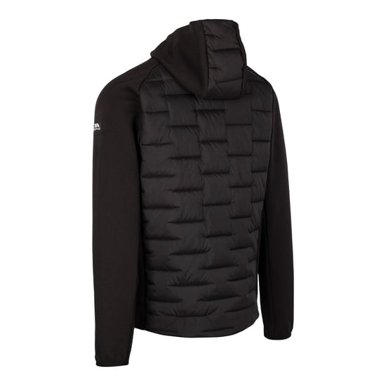 Trespass Mens Heber Hybrid Hoodie (Black) - Image 2
