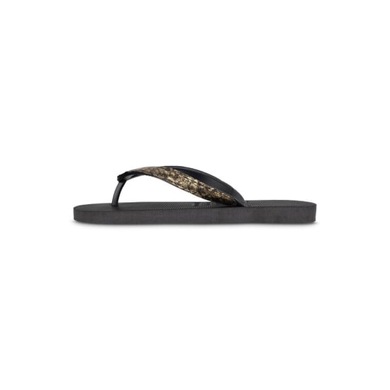Python Bronze Flip Flop Zwart - Image 2