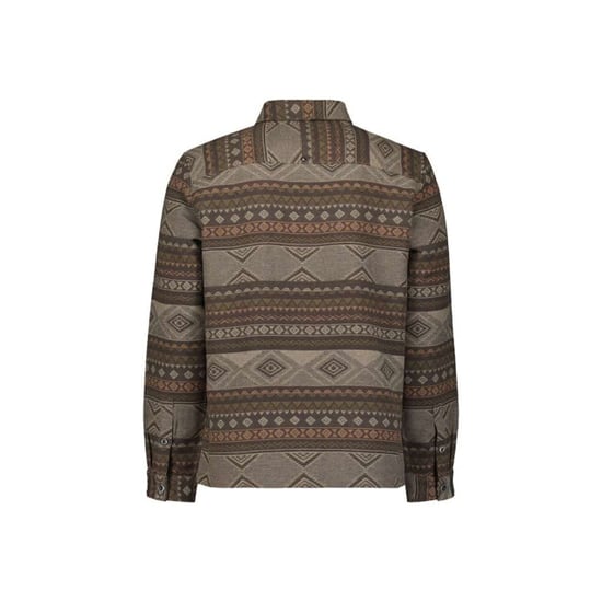 No Excess Overshirt buttons jacquard taupe - Image 3