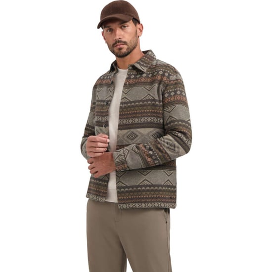 No Excess Overshirt buttons jacquard taupe - Image 6