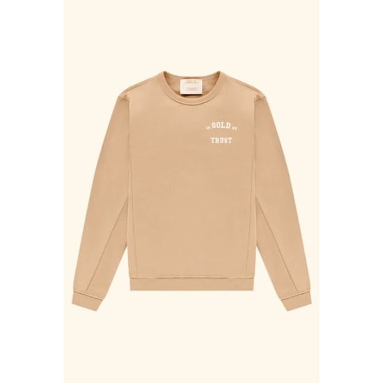 In Gold We Trust Sweater the slim 2.0 fawn - Image 1