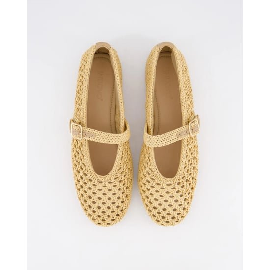 Gibaldi Dames raffia ballerina - Image 2