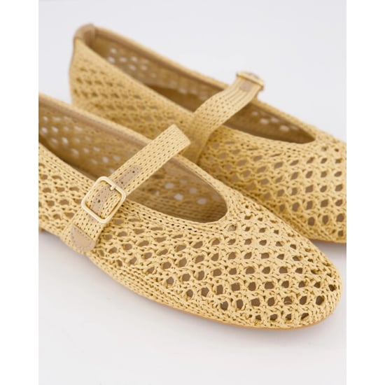 Gibaldi Dames raffia ballerina - Image 5