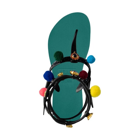 Uzurii Mystique pompom bosgroen - Image 1