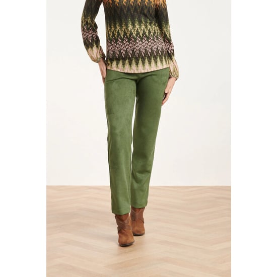 Smashed Lemon 24597 suède leger aangesloten broek | - Image 4
