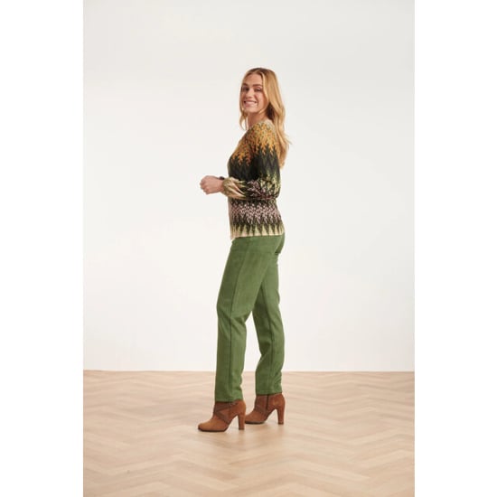 Smashed Lemon 24597 suède leger aangesloten broek | - Image 5