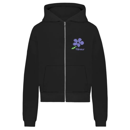 Flaneur Homme Heren pixel flower zip-up - Image 2