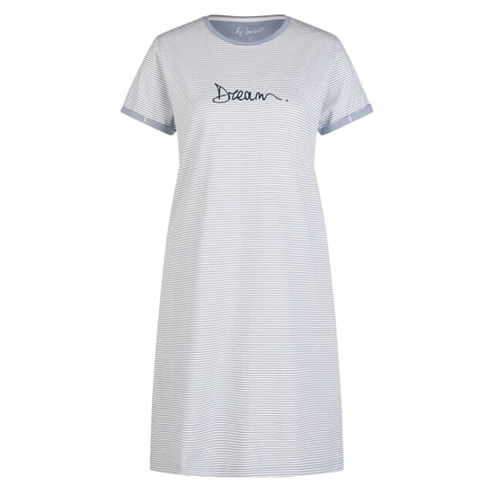 By Louise Essential dames nachthemd korte mouw gestreept - Image 1