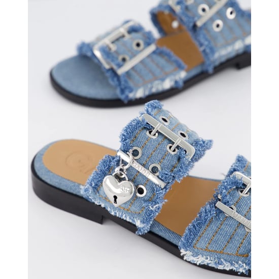 Ganni Dames buckle two-strap sandals - Image 4