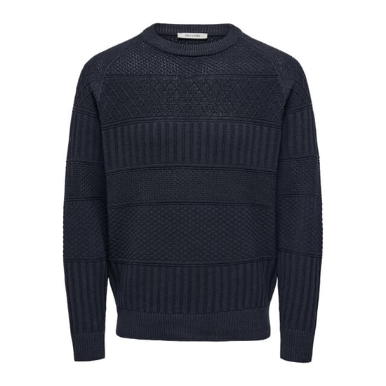 Only & Sons Onsalkan reg crew knit navy - Image 1